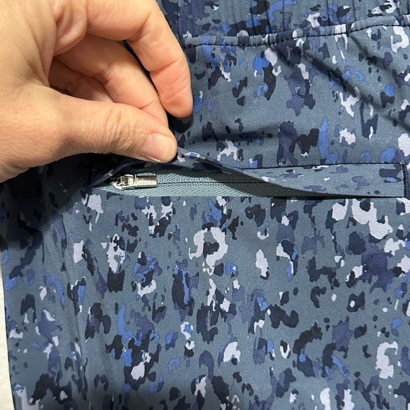 Athleta Wide Leg Crop Pants Women's 4 Tall Blue Lightweight‎ Pockets - Picture 6 of 9